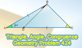Triangle, Cevian, Angle, 90 degree, Congruence