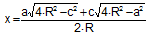 Formula to prove: sides, circumradius