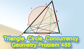 Triangle, Cevian, Circle, Concurrency