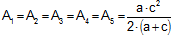 Area Formula to prove 1