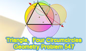 Triangle, Four circumcircles