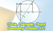 Online Math: Geometry Problem 571, Circle