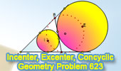 Triangle, Incenter, Excenter, Concyclic Points