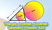 Triangle, Incenter, Excenter, Distance