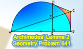 Archimedes Book of Lemmas Proposition 2