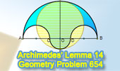 Archimedes Book of Lemmas Proposition 14