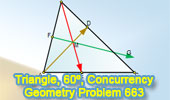 Triangle, 60 Degrees, Concurrent lines