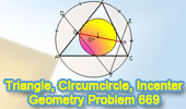 Triangle, Circumcircle, Incenter