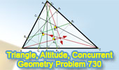 Triangle, Altitude, Perpendicular, Concurrent