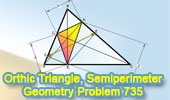 Orthic triangle, geometry problem