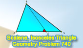 Scalene, Isosceles Triangle, Angles