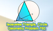 Isosceles Triangle, Circle, Diameter, Altitude, Chord