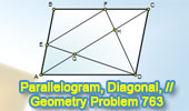 Parallelogram, Diagonal, Parallel, Congruence