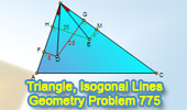Triangle, Isogonal lines, Congruent angles, Perpendicular