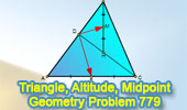 Triangle, Orthocenter, Midpoint, 90 Degrees
