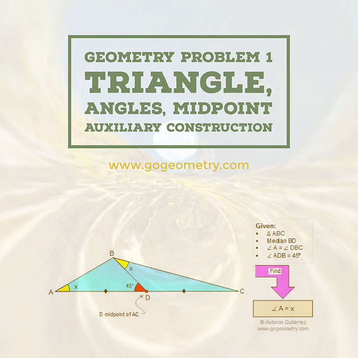 Typography of Geometry Problem 1: Triangle and Angles with stereographic projection of Machu Picchu in the background, iPad Apps, Mobile, Art, Machu Picchu