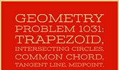 Typography of Geometry Problem 1031