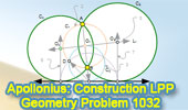 Geometry Problem 1032 Apollonius LPP