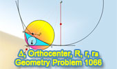 Geometry Problem 1066 Orthocenter triangle