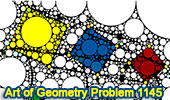 Geometric Art of Problem 1145 using Mobile Apps