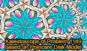 Kaleidoscope Problem 1149 Poincare Disk Model