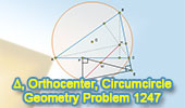 Geometry problem 1247 Orthocenter triangle