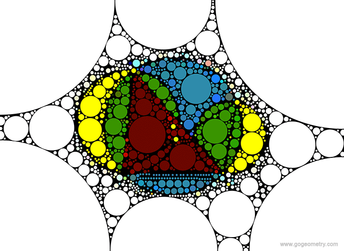 Geometry Problem 1259: Circle patterns Mobile Apps