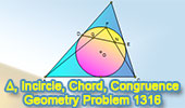 Geometry problem 1316
