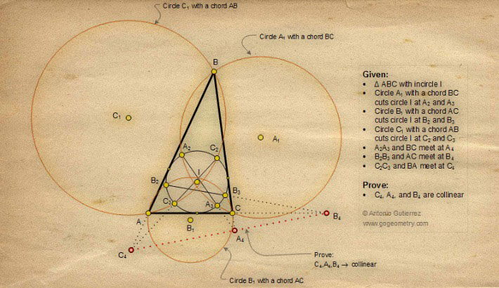 Sketch of Geometry Problem 1350, Tutor