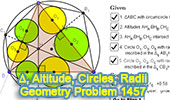 Geometry Problem 1457 Orthocenter triangle