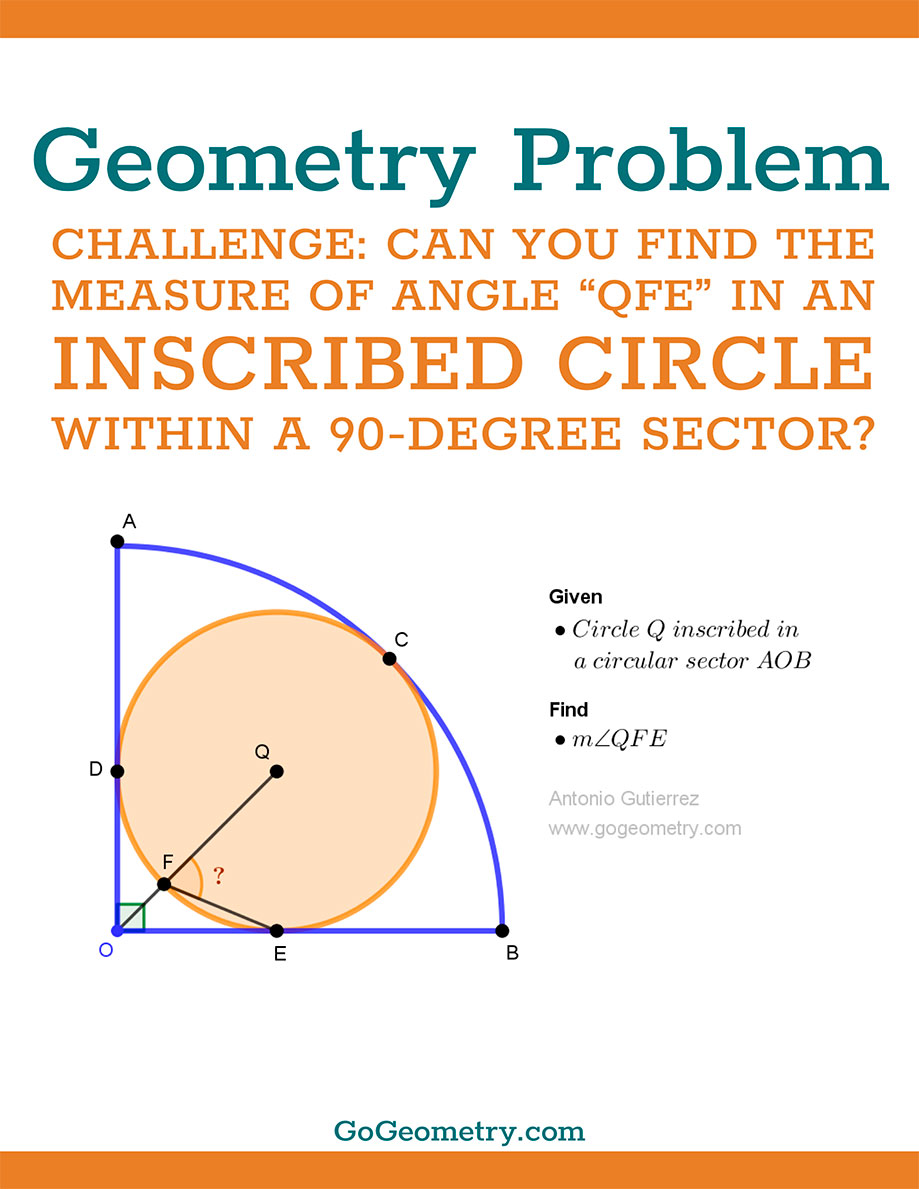 Flyer of Geometry Problem 1528, Tutor