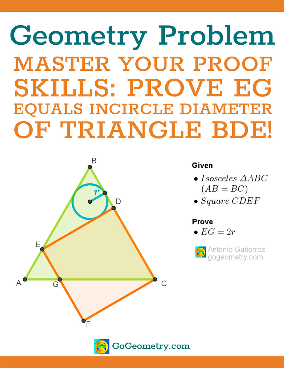 Flyer of Geometry Problem 1569 using iPad Apps, Tutor
