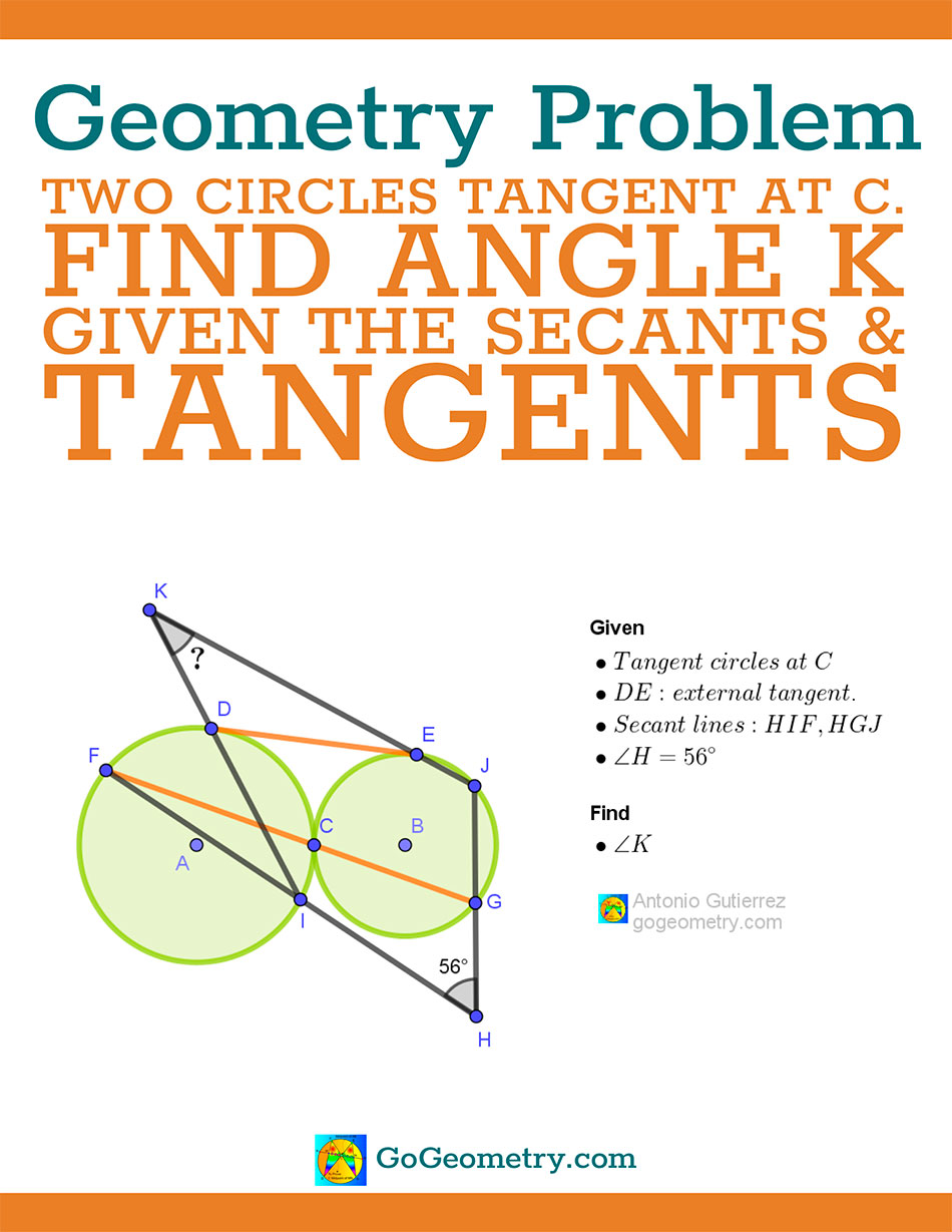Flyer of Geometry Problem 1573 using iPad Apps, Tutor