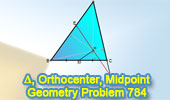 Triangle, Orthocenter, Midpoint