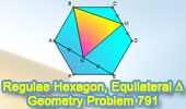 Regular Hexagon, Midpoints, Equilateral Triangle