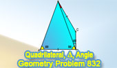 Quadrilateral, Isosceles triangle, 70-70-40 degrees, Congruence