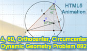 Geometry Problem 892 Orthocenter triangle