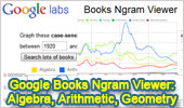 Google Books Ngram: Mathematics