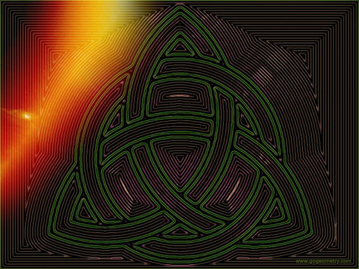 Geometric art: Isolines, Triquetra, Celtic Knotwork, Trefoil Knot, Parallel Lines, Geometry for Kids, Software, iPad