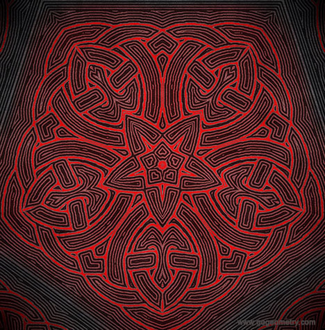 Geometric art: Isolines, Pentagon, Star, Parallel Lines, Symmetry, Kaleidoscope, Software