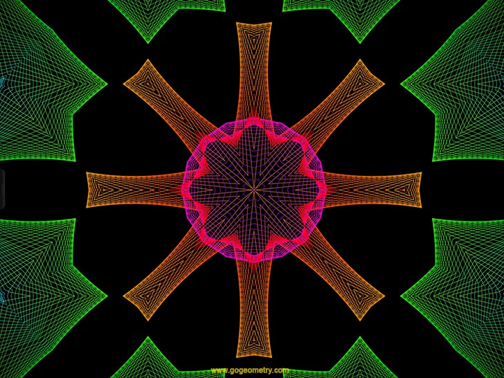 String Art 02: Bzier curves, Geometric Pattern, Symmetry, Software