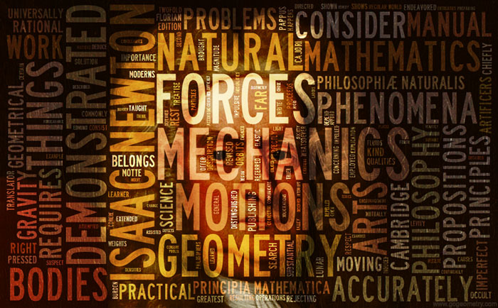 Word Cloud: Newton's Principia, Preface