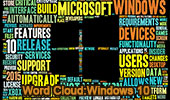 Word Cloud: Windows 10