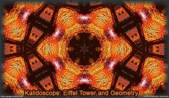 Kaleidoscope: Eiffel Tower in Paris