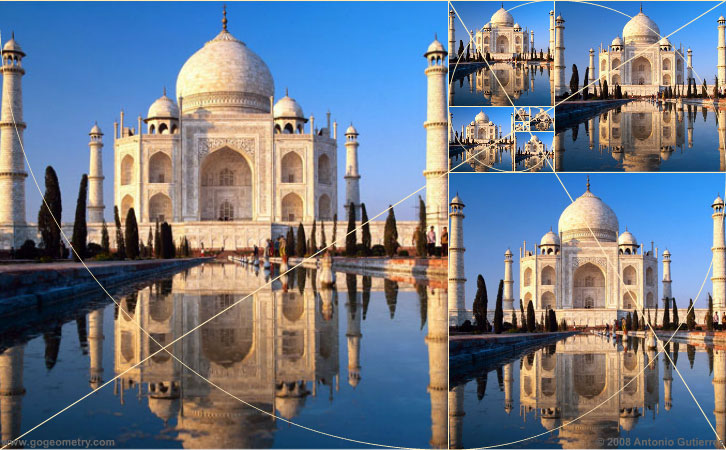 Golden Rectangles and the Taj Mahal