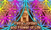 Petra, Jordan and Flower of Life
