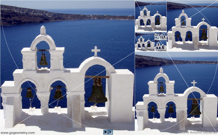 Santorini, Greece, and the Golden Rectangle