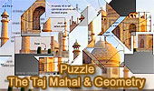 Taj Mahal Geometry Shapes Puzzle